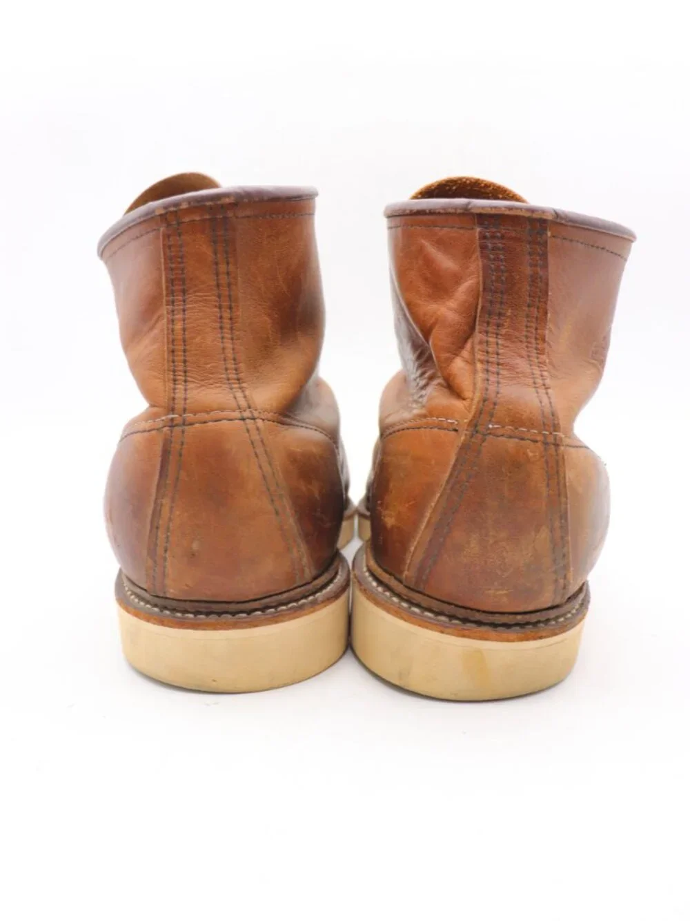 Red Wing Moc Toe 1905 Men's Size 13 EE Brown Leather Soft Toe Boots Made In USA
